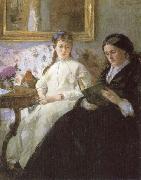 The mother and sister of the Artist, Berthe Morisot